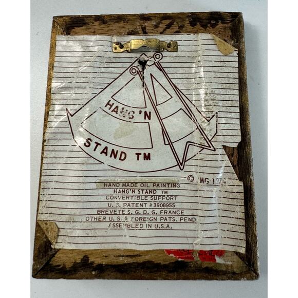 MCM 1974 Painted Metal Victorian Women Miniature Decorative 6” Ornate - Picture 2 of 7